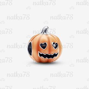 Pandora Glow-in-the-dark Spooky Pumpkin Charm|Pendant